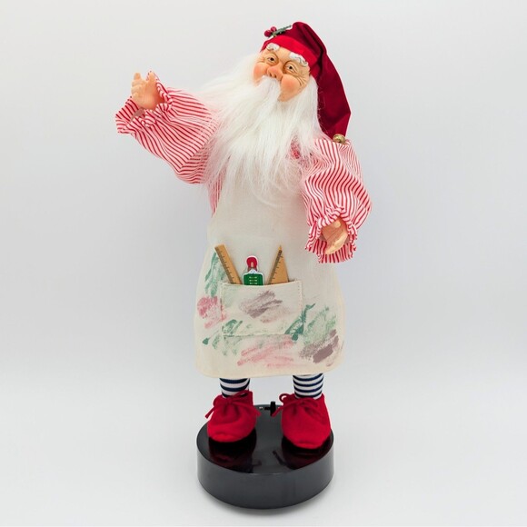 Vintage Motionette Santa Claus Animated Musical Christmas Figure 16" Taiwan ROC - Picture 1 of 11